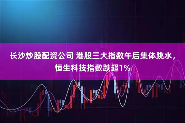 长沙炒股配资公司 港股三大指数午后集体跳水，恒生科技指数跌超1%